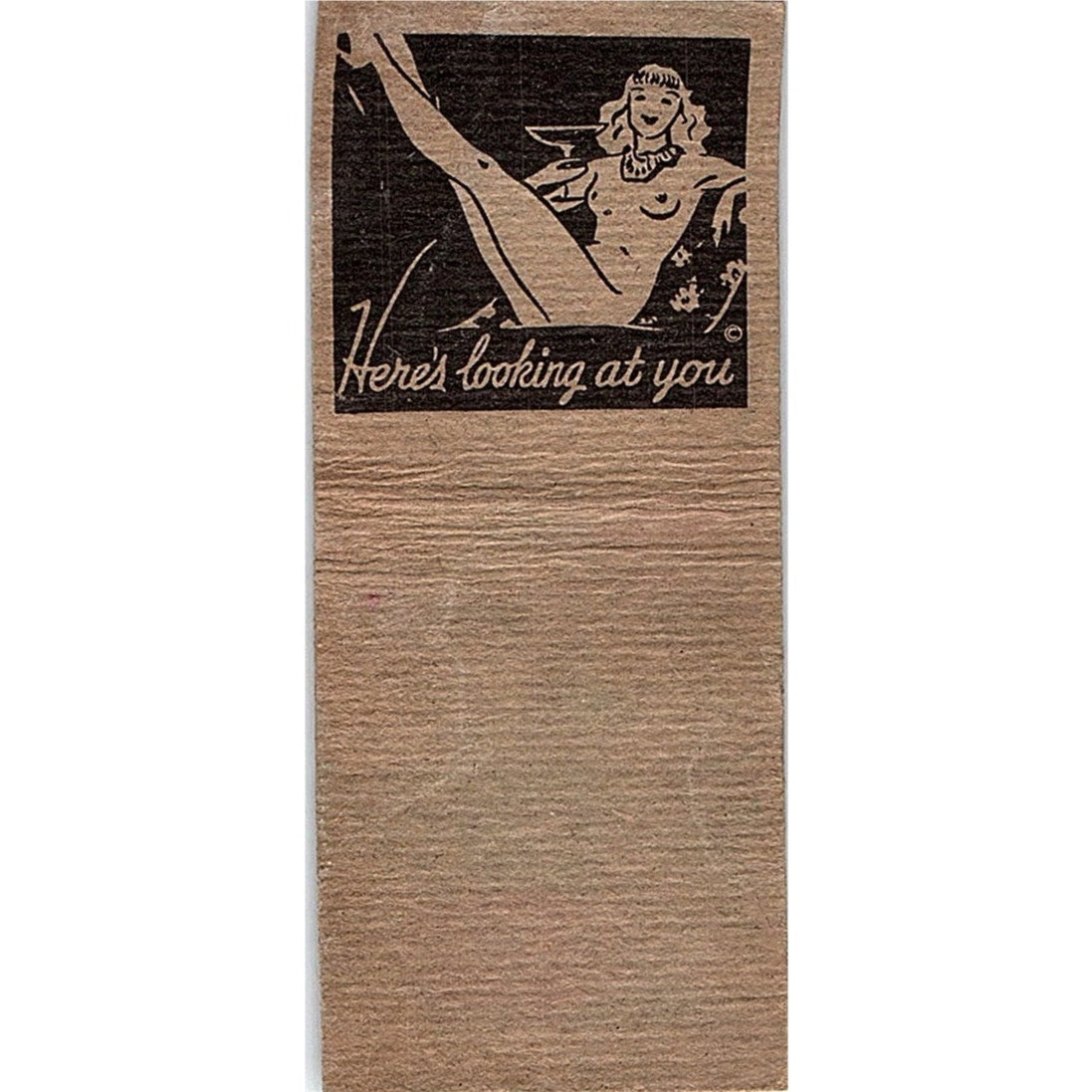 Cotton's Tavern Bartonville IL Vintage Matchbook Cover SC7-Y1