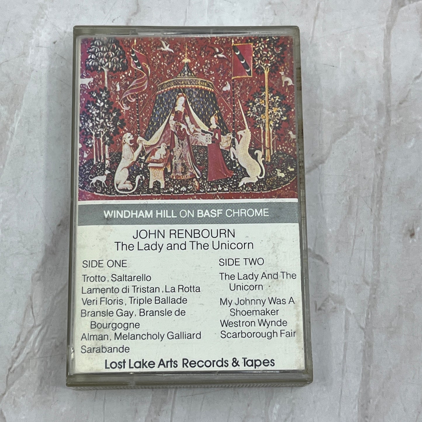 John Renbourn The Lady and the Unicorn Cassette Tape Ti5-CT3