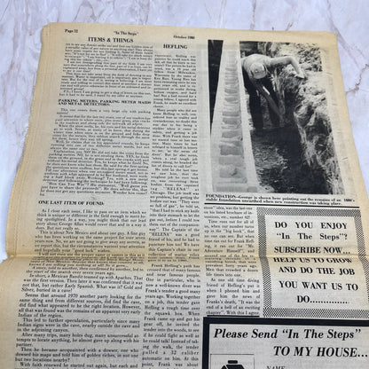 1980 Oct - In the Steps of the Treasure Hunter Newspaper - Mule Creek NM M11