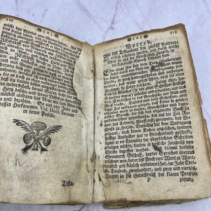 1784 Original German Book on Christianity TA9-B3