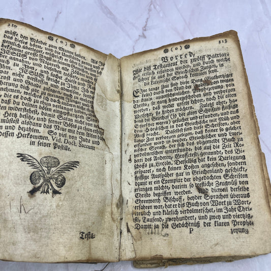 1784 Original German Book on Christianity TA9-B3
