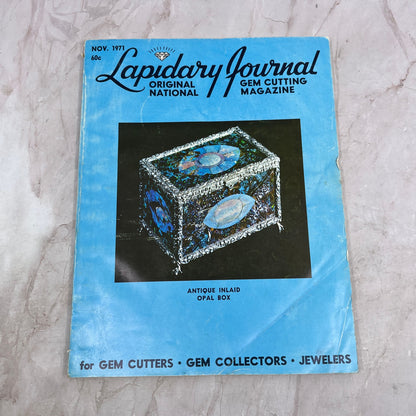 Antique Inlaid Opal Box - Lapidary Journal Magazine - Nov 1971 M22