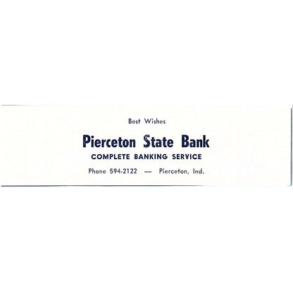 Pierceton State Bank, Pierceton Indiana 1964 Ad AG1-9