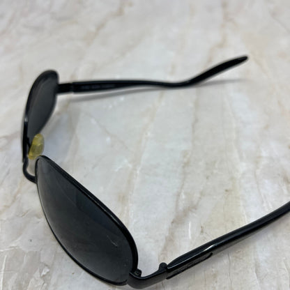 Vintage Vogue Italy Black Sunglasses Eyeglasses Frames TD5G3-11