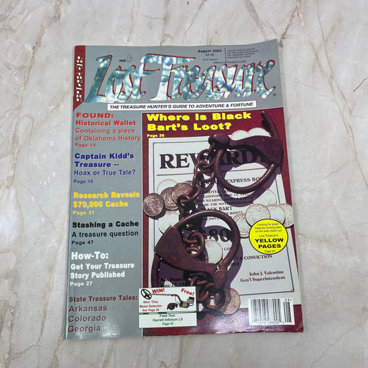2003 Aug - Lost Treasure Magazine - Treasure Hunting Gold Prospecting M14