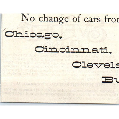 The Everett Piano John Church Co Cincinnati c1890 Victorian Ad AE8-CH9