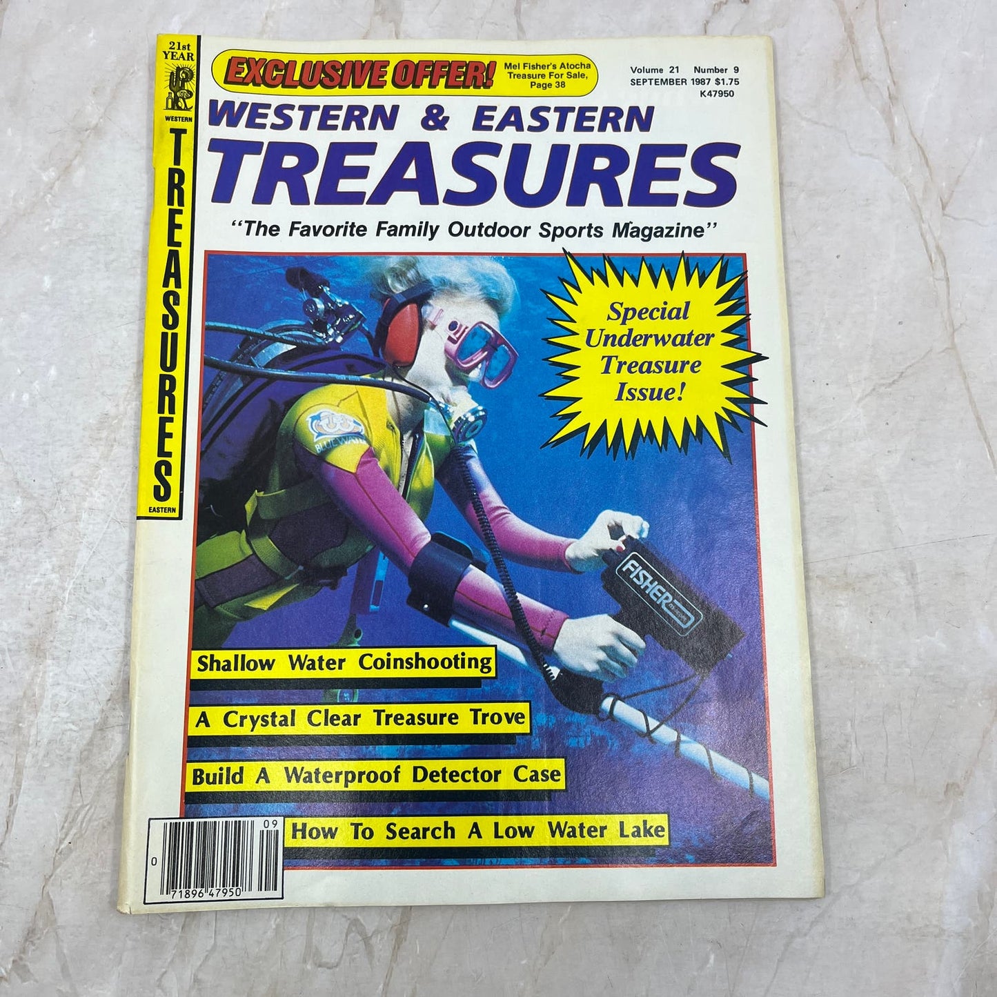 1987 Sept - Western & Eastern Treasures Magazine - Treasure Hunting Gold M12
