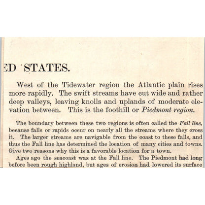 California Valley and Sierra Nevada CA 1901 Engraving AF2-P2