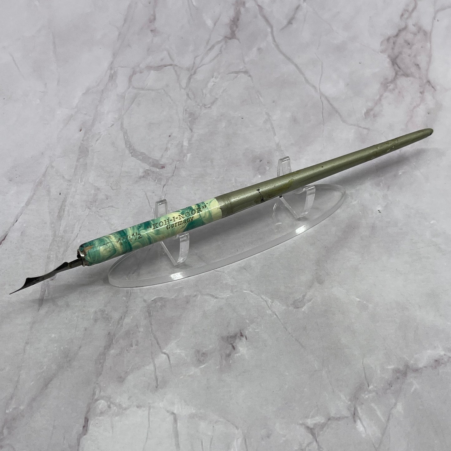 Koh-I-Noor Germany Swirl Wood Vintage Fountain Dip Pen w/ Nib TC5-DP-6