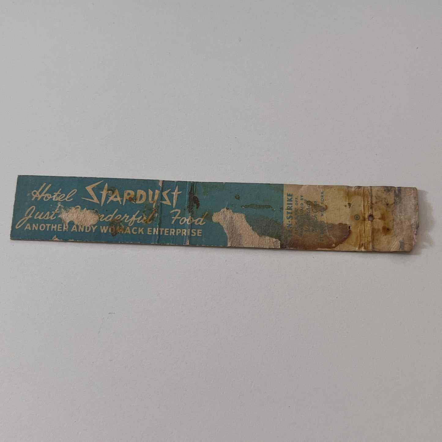 Stardust Hotel Yuma Arizona Vintage Matchbook TB6-MB2-9