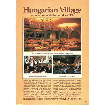 Carlos O'Brian's Niagara's finest eating emporium Niagara Falls ON SAG4-2