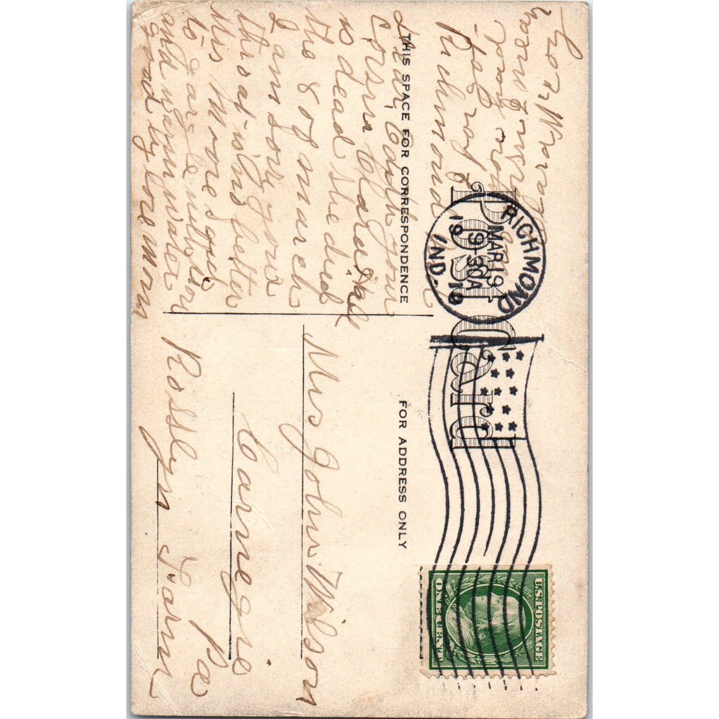 French Bulldog Puppy Fishing Humor A.F. Avery Illustration 1909 Postcard PD2