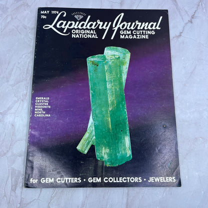Emerald Crystal Cluster Hiddenite Mine NC - Lapidary Journal - May 1974 M25