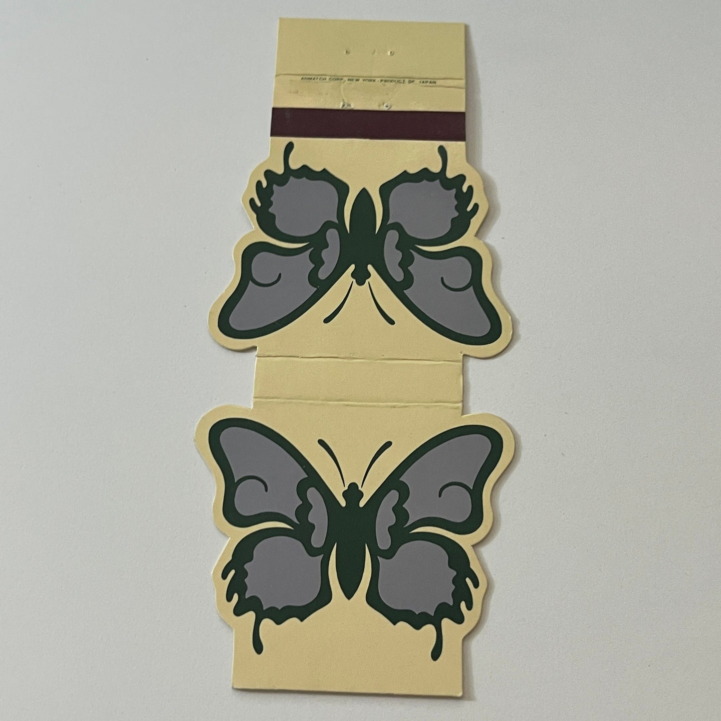 Butterfly Die Cut Courtyard Cafe Washington Sheraton Hotel Matchbook MM5-7