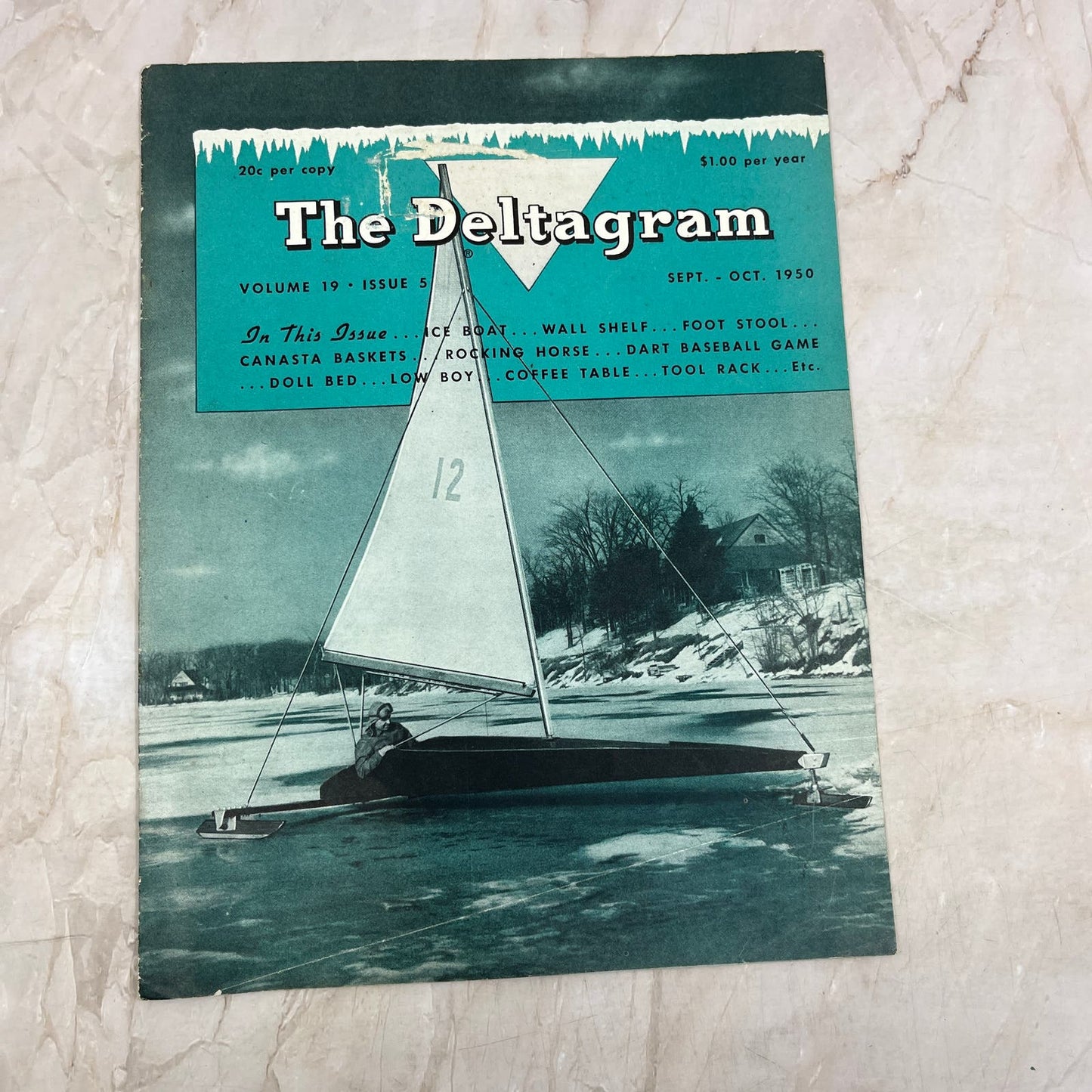 1950 Sep/Oct The Deltagram Newsletter Rockwell Delta Power Tools Woodwork TI9-P3