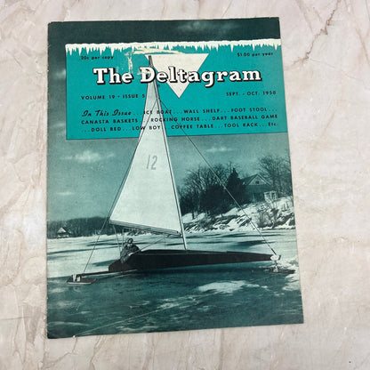 1950 Sep/Oct The Deltagram Newsletter Rockwell Delta Power Tools Woodwork TI9-P3
