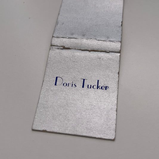 Doris Tucker Monogrammed Vintage Matchbook Cover TB8-MB-3