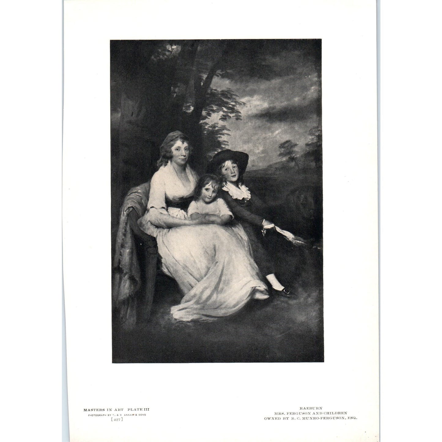 Mrs. Ferguson and Children - Raeburn c1905 Art Print D16