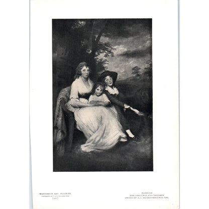Mrs. Ferguson and Children - Raeburn c1905 Art Print D16