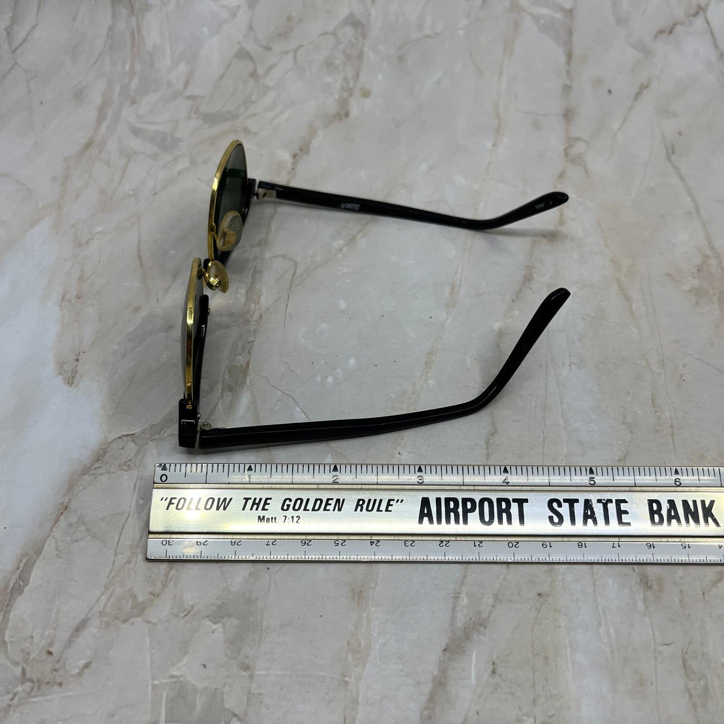 Vintage SolarX Horn Rim Black Sunglasses Eyeglasses Frames TD5G4-1