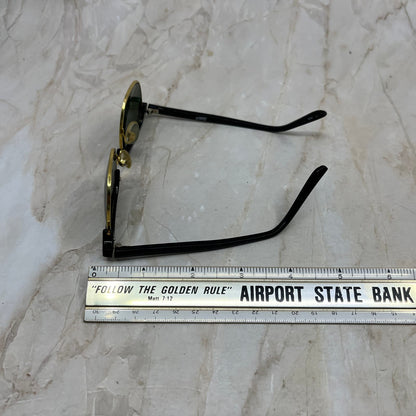 Vintage SolarX Horn Rim Black Sunglasses Eyeglasses Frames TD5G4-1