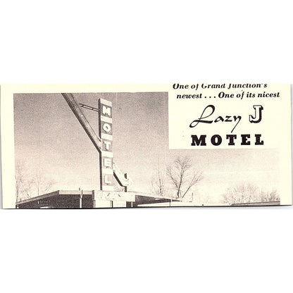 Mark's Restaurant Grand Junction CO 1958 Ad AG1-M3