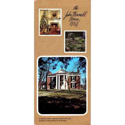 Vintage The John Wornall House 1858 Kansas City MO Travel Info Card TH2-O1