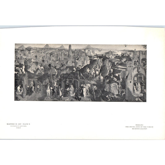 The Seven Joys of the Virgin - Memlinc c1905 Art Print D13