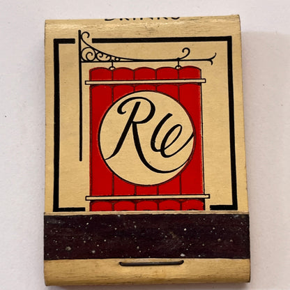 Red Wood Sandwich Shops 13 East 45th St New York Matchbook Cover TB8-MB3-9