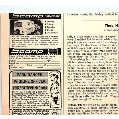 Heddon Tadpolly Fishing Lure Dowagiac MI 1977 Ad AF6-5