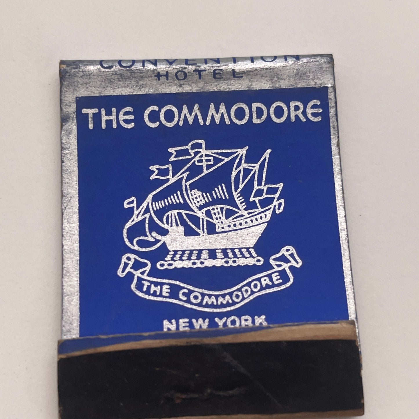 The Commodore Hotel at Grand Central Terminal Vintage Matchbook Cover TB8-MB2-4