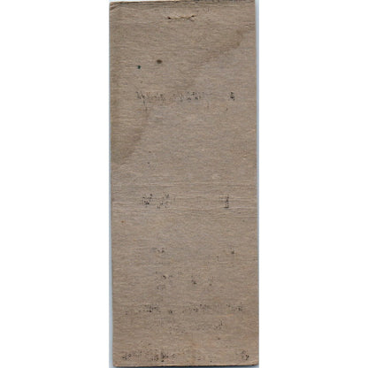 Jack Scanlon's Embassy Club Chicago IL Vintage Matchbook Cover SF4-Y4