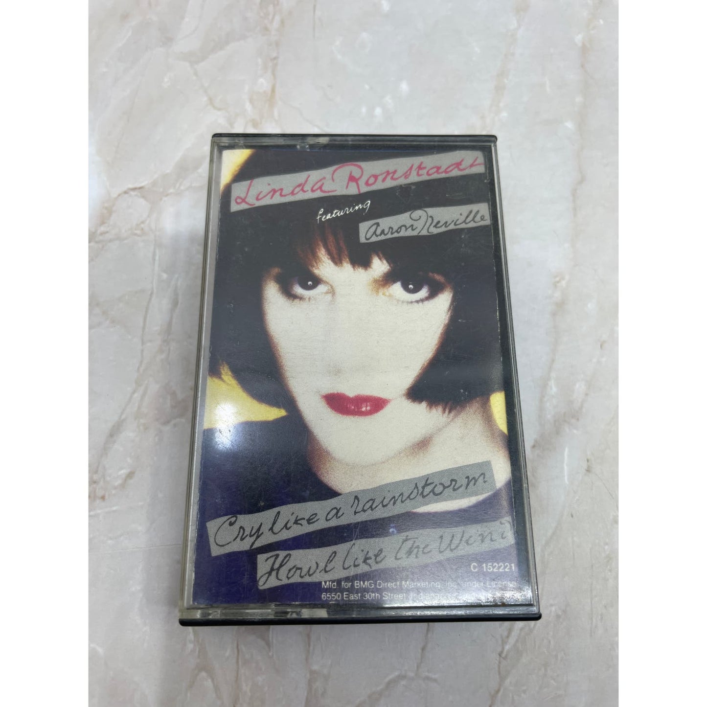Linda Ronstadt Cry Like a Rainstorm Howl Like the Wind Cassette Tape TI9-T1