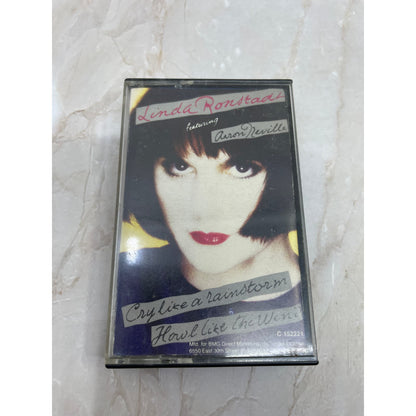 Linda Ronstadt Cry Like a Rainstorm Howl Like the Wind Cassette Tape TI9-T1
