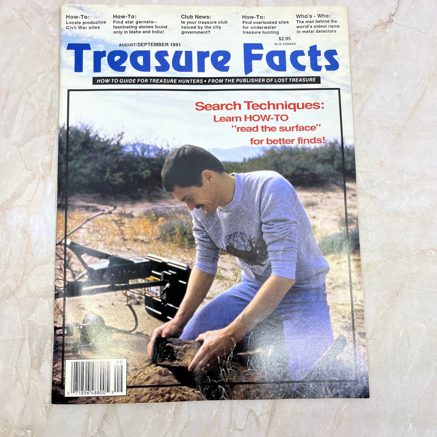 1991 Aug/Sep - Treasure Facts Magazine - Treasure Hunting Metal Detecting M17