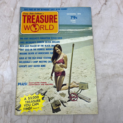 1974 Nov - Long John Latham's Treasure World Magazine - Treasure Hunting M13