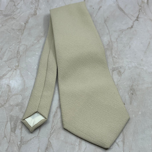 Retro Men's Monsieur Cravatieur 24 Polyester White Necktie Tie TJ4-T1