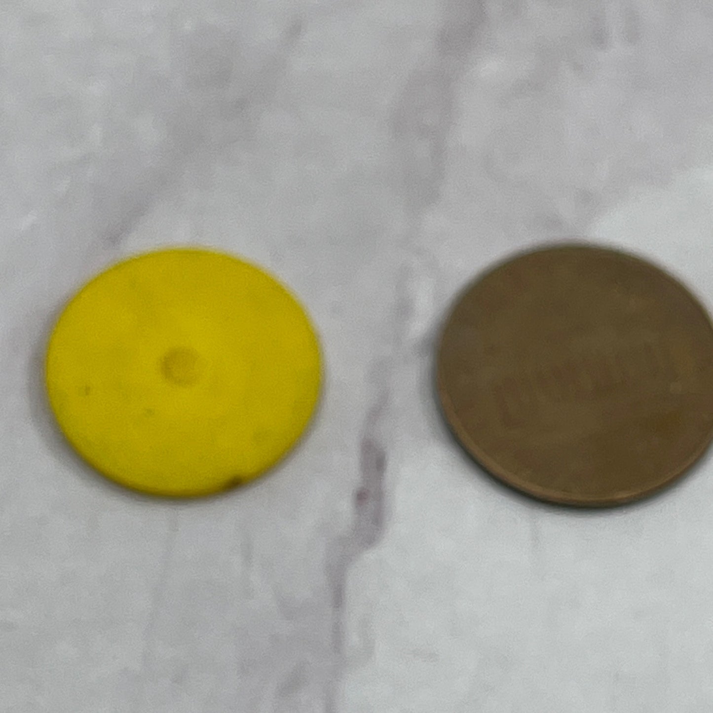 Vintage Harris Pizza Plastic Yellow Token Chit SE2