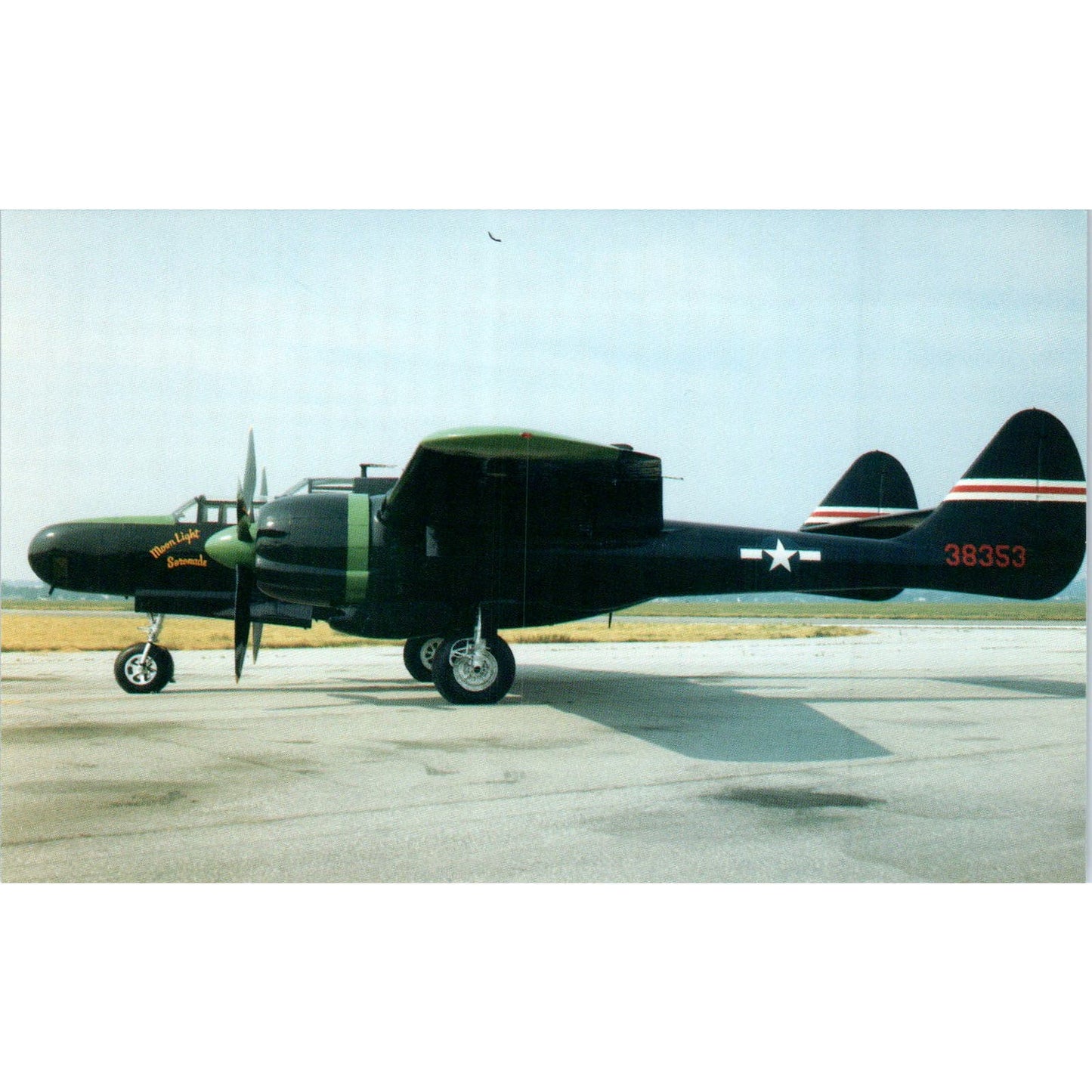 Northrop P-61C Black Widow Vintage Postcard PC1
