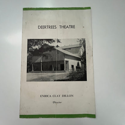 Deertrees Theatre Enrica Clay Dillon Harrison Maine c1940 Leaflet AK1-1