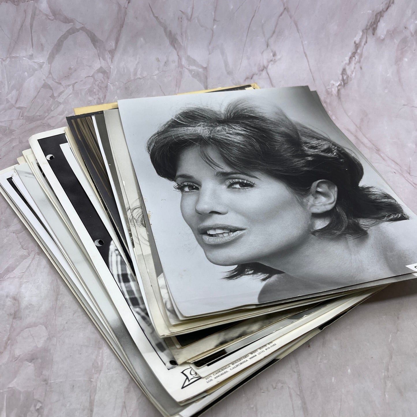 Huge of 1960s-70s Modeling Agency Headshots and Stills Over 1 Pound TH2