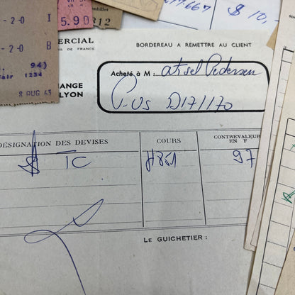 1960s Aarhus Denmark European Travel Ephemera Lot Hotel Norden TH2-MI1