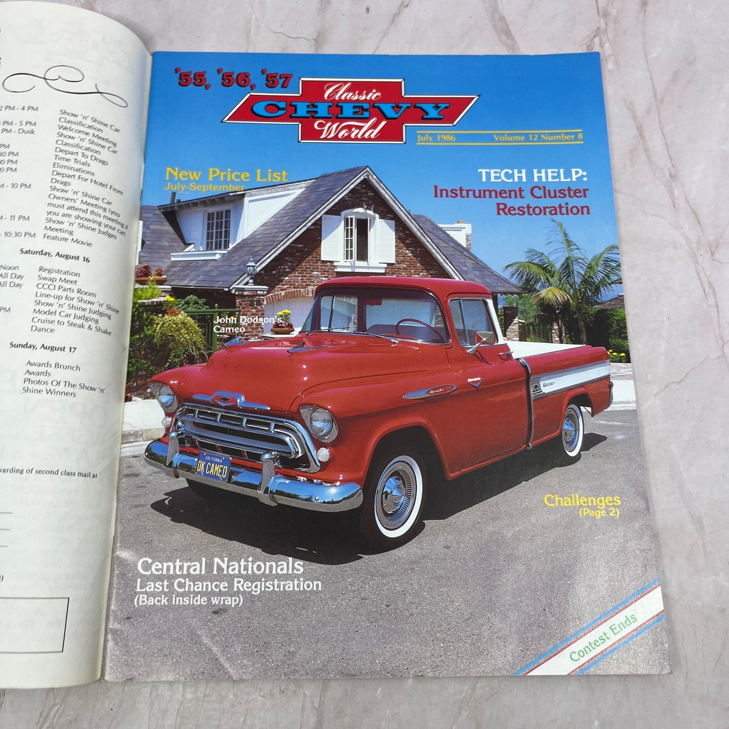 Instrument Cluster Restoration - '55, '56, '57 Classic Chevy World Jul 1986 M31