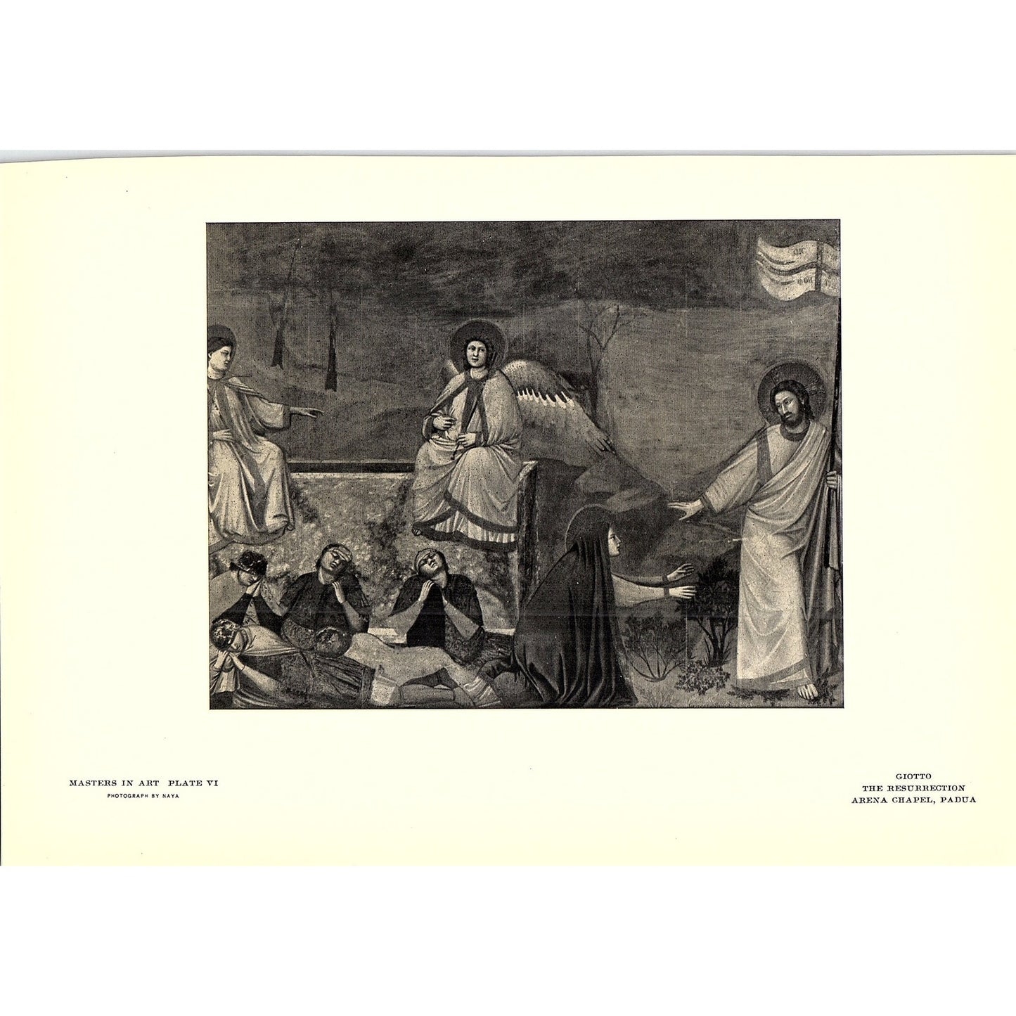 The Resurrection - Giotto - 1902 Litho Art Print AF4-10