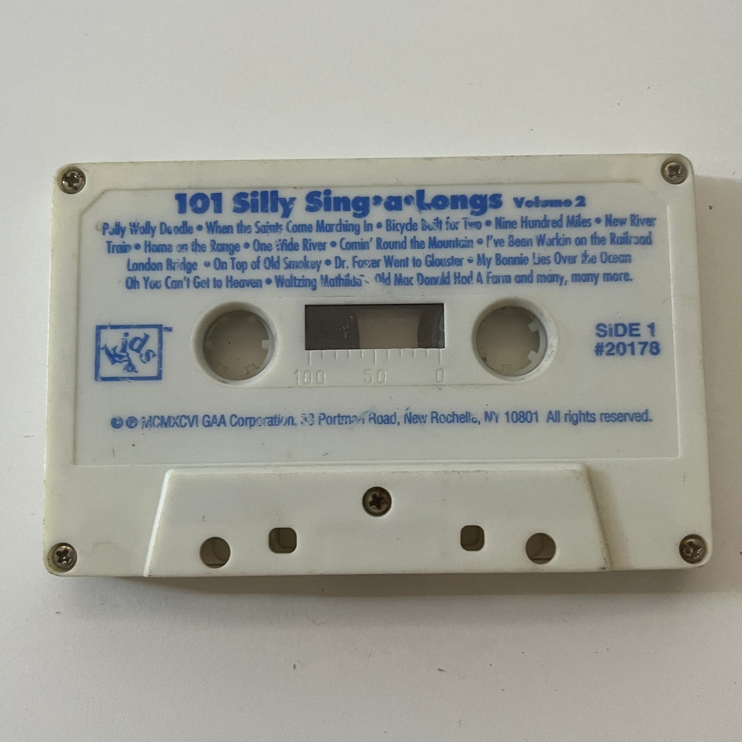 101 Silly Songs Volume 2 Cassette Tape TB6-OT1