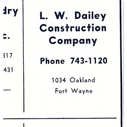 Lawton Nursing Home 1649 Spy Run Fort Wayne Indiana 1964 Ad AG1-S12