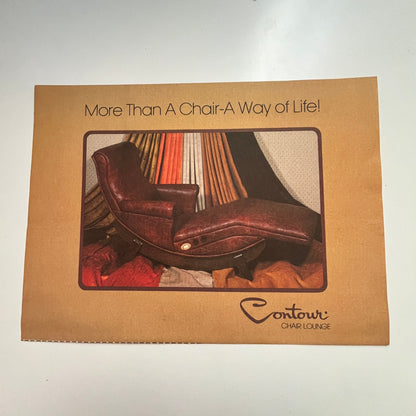 1981 Contour Comfort Centers Contour Chair Lounge St. Louis MO Advertisement K19