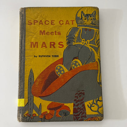 Vintage 1955 SPACE CAT Meets Mars by Ruthven Todd Hardcover Paul Galdone TK3