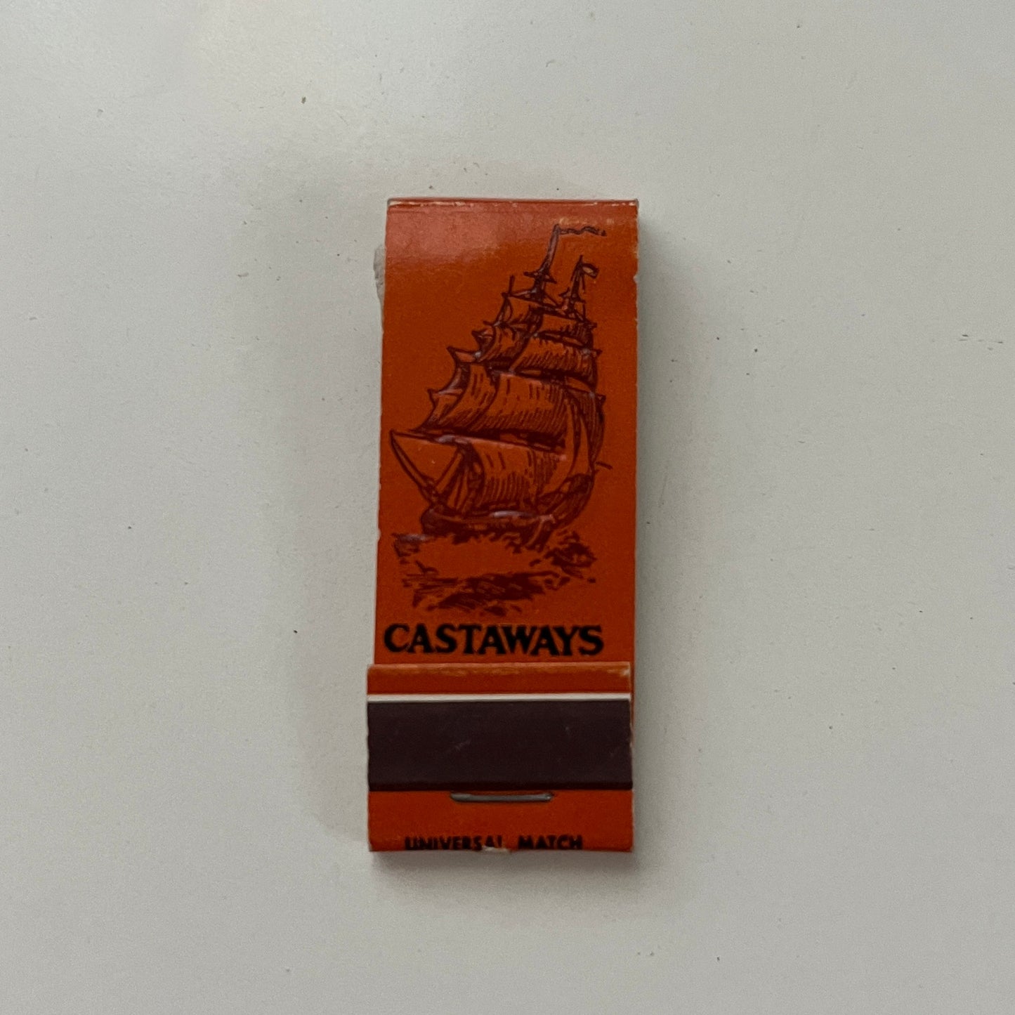 Castaways Manitou Springs CO Feature Matches Vintage Matchbook TB7-XSM