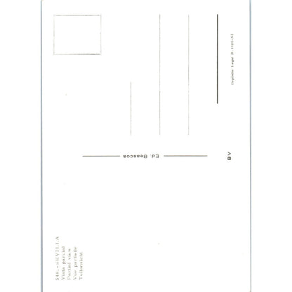 Sevilla Vista Parcial Vintage Postcard PD1